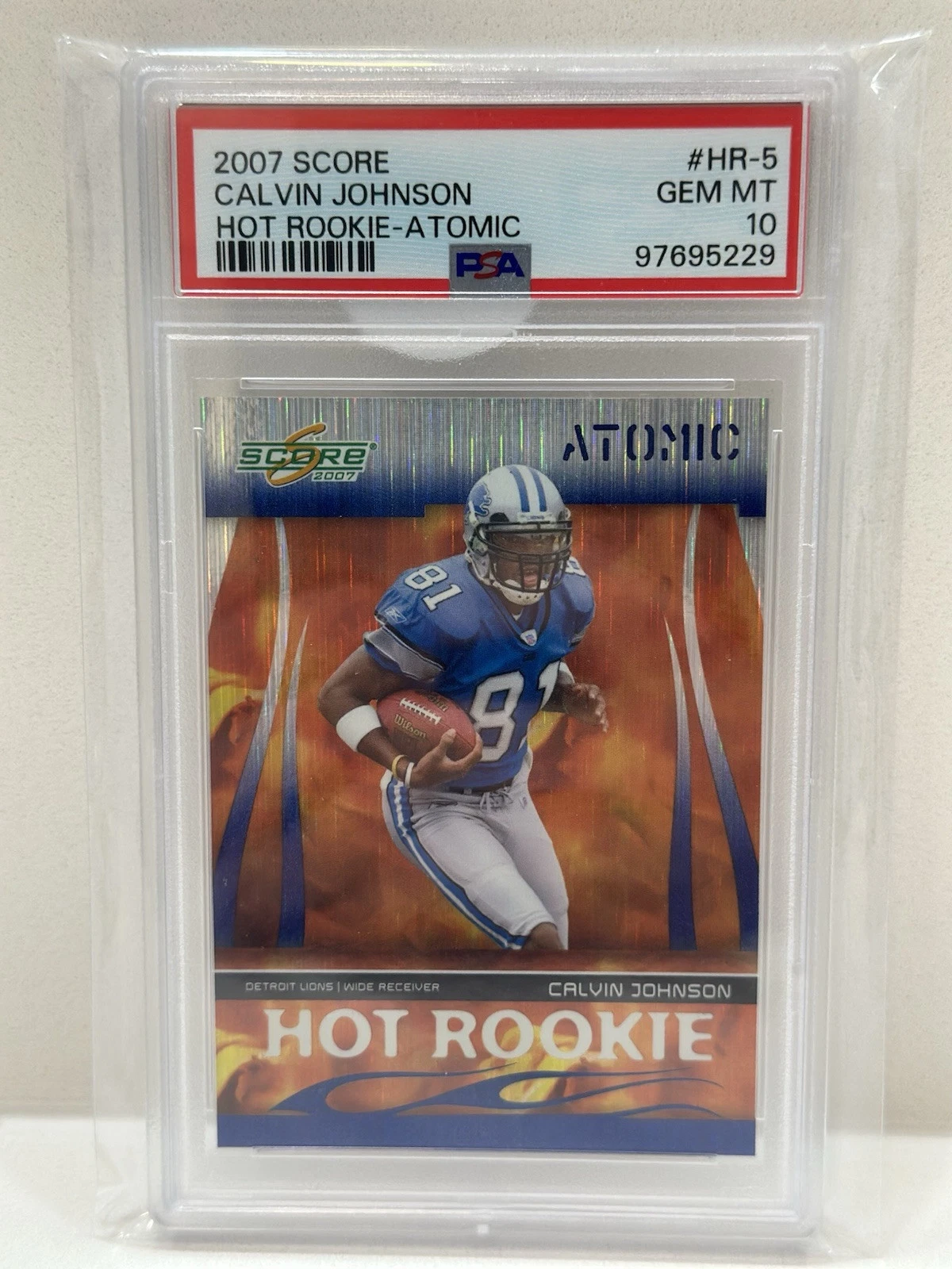 Calvin Johnson Score Hot Rookie #HR5 Atomic