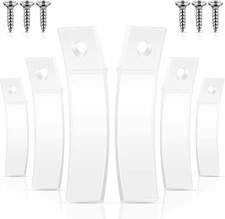 Non Slip Drawer Stops Clear PVC Plastic Drawer Stoppers for Dresser with Stainle