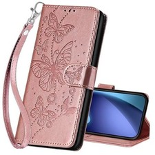 for iPhone 17 Wallet case, Flip Folio Cover with Stand Feature for Women Men, 6