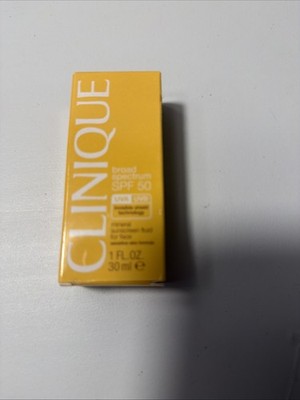 NIB Clinique BROAD SPECTRUM SPF 50 Solar Smart SUNSCREEN Face Cream