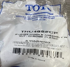 TOTO THU485#CP Trip Lever Polished Chrome