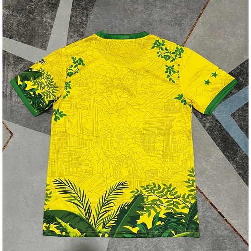 NEW SALE Brazil Tropical Parrot T Shirt Retro Graphic Summer Tee for Soccer Fans - Picture 3 of 5