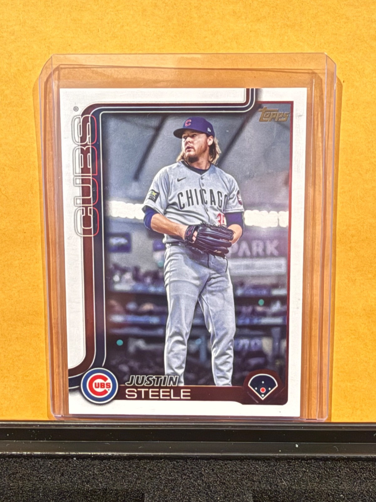 2025 Topps Update - Justin Steele Golden Mirror Image SSP #US248