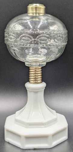 Antique Atterbury Eureka Oil Lamp