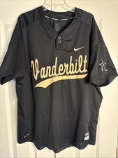 Camiseta deportiva de béisbol 2XL Vanderbilt Commodores Nike Vapor intocable Elite réplica