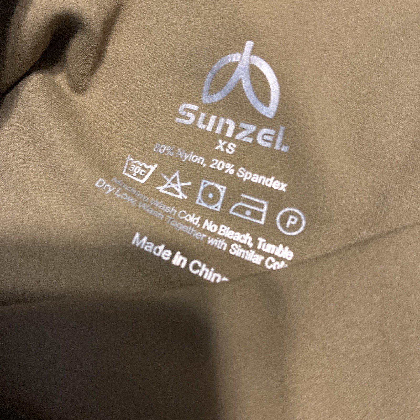 Sunzel Solid Olive Green Workout Athletic Yoga Fl… - image 6