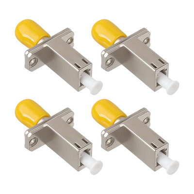 4 Pcs LC Female to ST Female Simplex Fiber Optic Coupler Single Mode Fiber Optic
