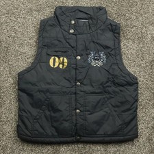 Ed Hardy vest womens XL Tattoo Skull Snake rock punk y2k