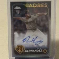 2024 Topps Chrome - Rookie Autographs Nick Hernandez Refractor /499 (AU, RC)