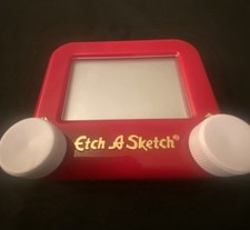 Spin Master Etch-A-Sketch Classic Mini Pocket Version - Red, Tested Works
