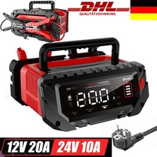 Auto Intelligentes Batterie Ladegerät KFZ LiFePO4 AGM GEL 12/24V 20A/10A Auto Intelligentes Batterie Ladegerät KFZ LiFePO4 AGM GEL 12/24V 20A/10A