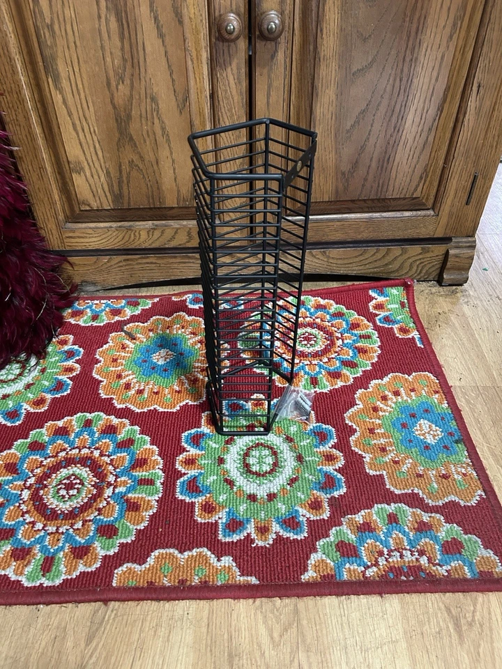 Metal Wire Storage Rack CD Organizer 24 CD Capacity NEW - Image 3 of 4