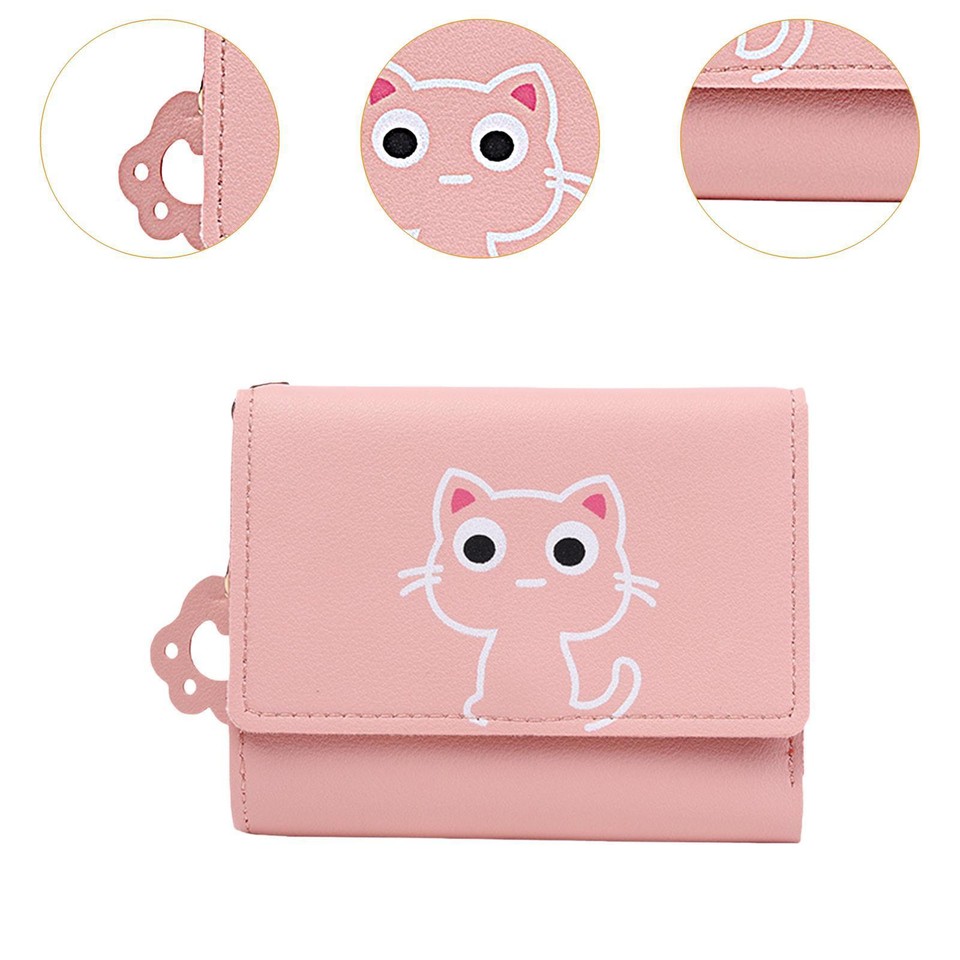 Womens Small Wallet Travel Wallet Cute Short Wallet for Casual Travel