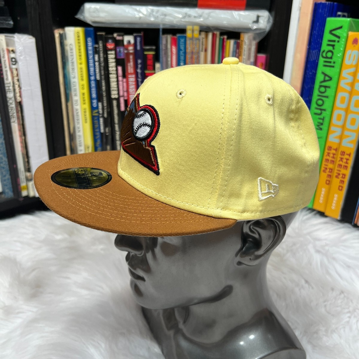 NEW ERA COLORADO ROCKIES 1993-2018 FITTED HAT YELLOW/BROWN | eBay