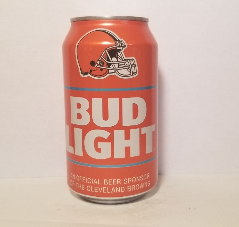 New Bud Light 2024 NFL Cleveland Browns Beer Can 880989