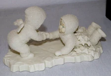 Department 56 Snowbabies HELP ME, I'M STUCK! with Box Vtg Christmas Decoration