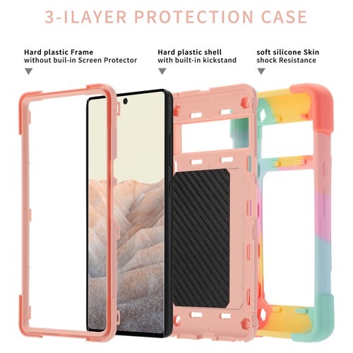 For Google Pixel 6 Pro Protective Magnetic Hybrid Metal Ring Stand Rugged Case - Picture 10 of 28