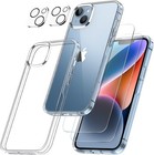 Kompatybilne etui iPhone 14 Plus 6,7", z 2-pak etui ze szkła hartowanego