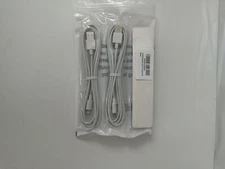 Pack of 2 Apple iPhone Lightning {MFI Certified }USB -A Data Cables for iPhone