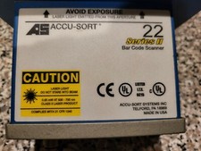 ACCU-SORT 22 SERIES 2 LASER BARCODE SCANNER