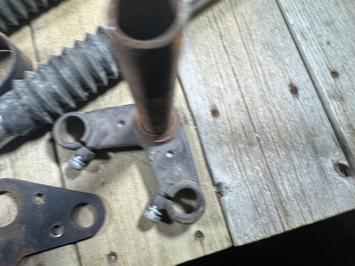OLD SCHOOL Bmx Mx Motocross Suspension Triple Clamp 20 Inch Front Fork Rat Rod - Picture 9 of 16