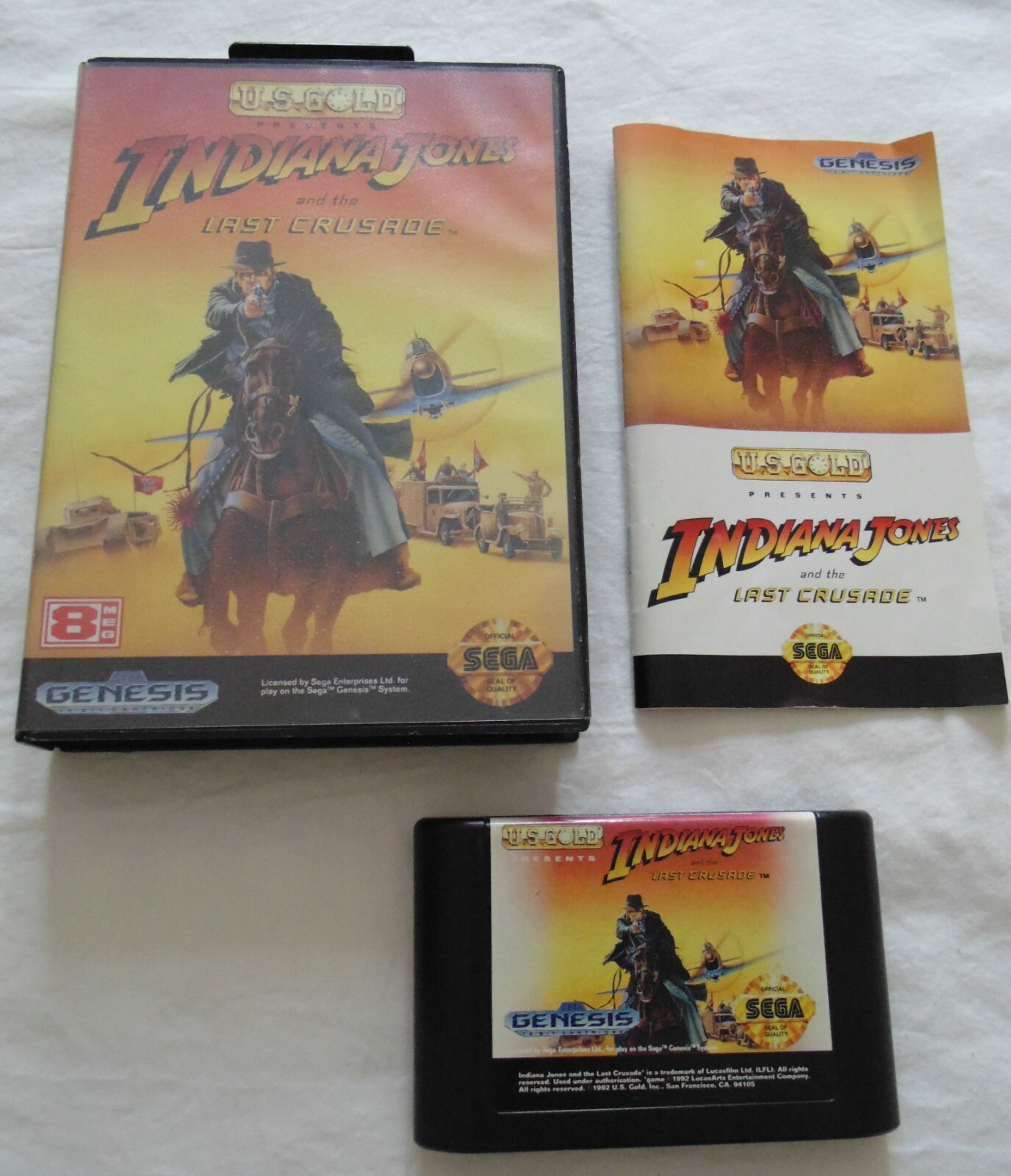indiana jones and the last crusade genesis version originale sega megadrive