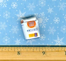 Dollhouse Miniature Size  Rolled Up Flour Bag Ten Pound 