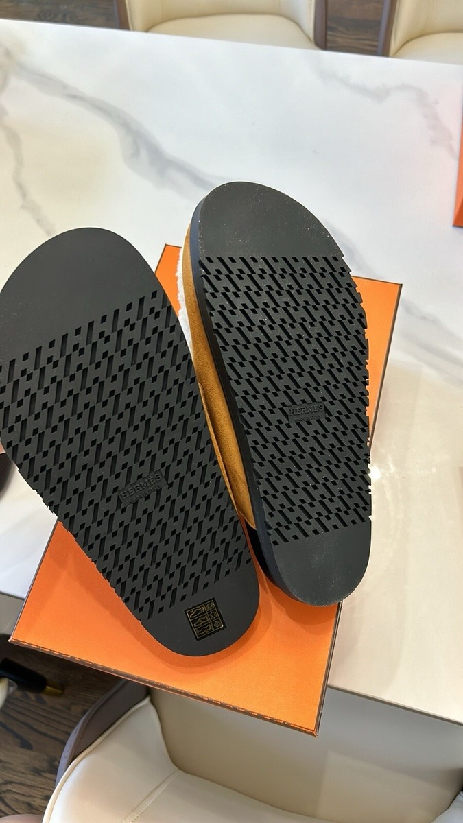 関税込 Hermes スエードカーフスキンゴーミュール Go mule 関税込 Hermes スエードカーフスキンゴーミュール Go mule