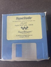 Apple IIGS Hyperstudio Mint Unused 3.5 Floppy Disks program