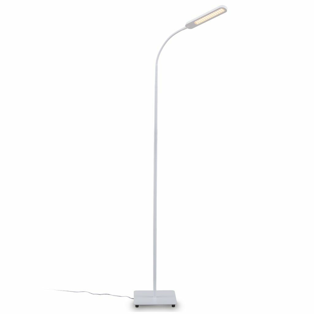 Lampadaire LED réglable avec commande tactile et tête flexible CCT trois nuances - 2