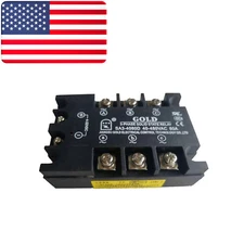 GOLD SA3-4080D AC Solid State Relay 3-phase 80A 3-32VDC NEW - US Stock
