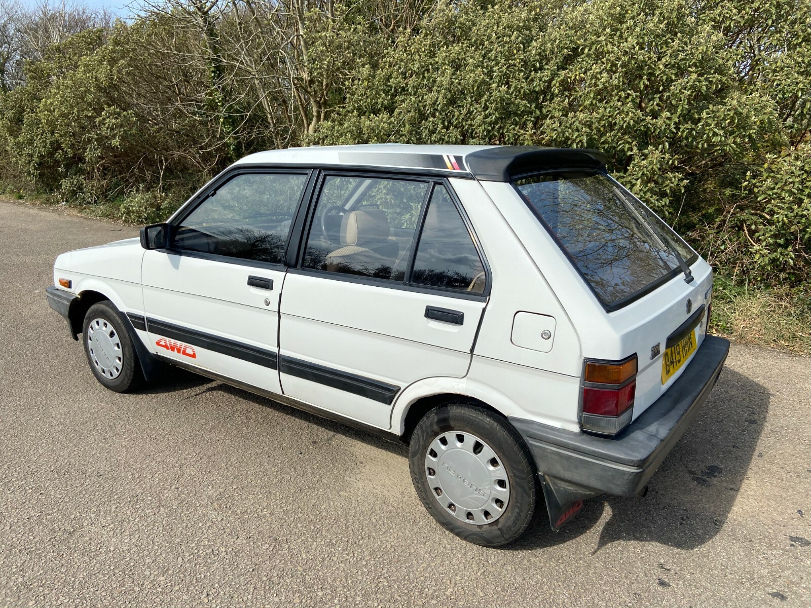 Image 81 - 1986 Subaru Justy 4WD 1.2 GL White