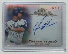 2013 Topps Tribute Yonder Alonso Auto #32/99 Padres