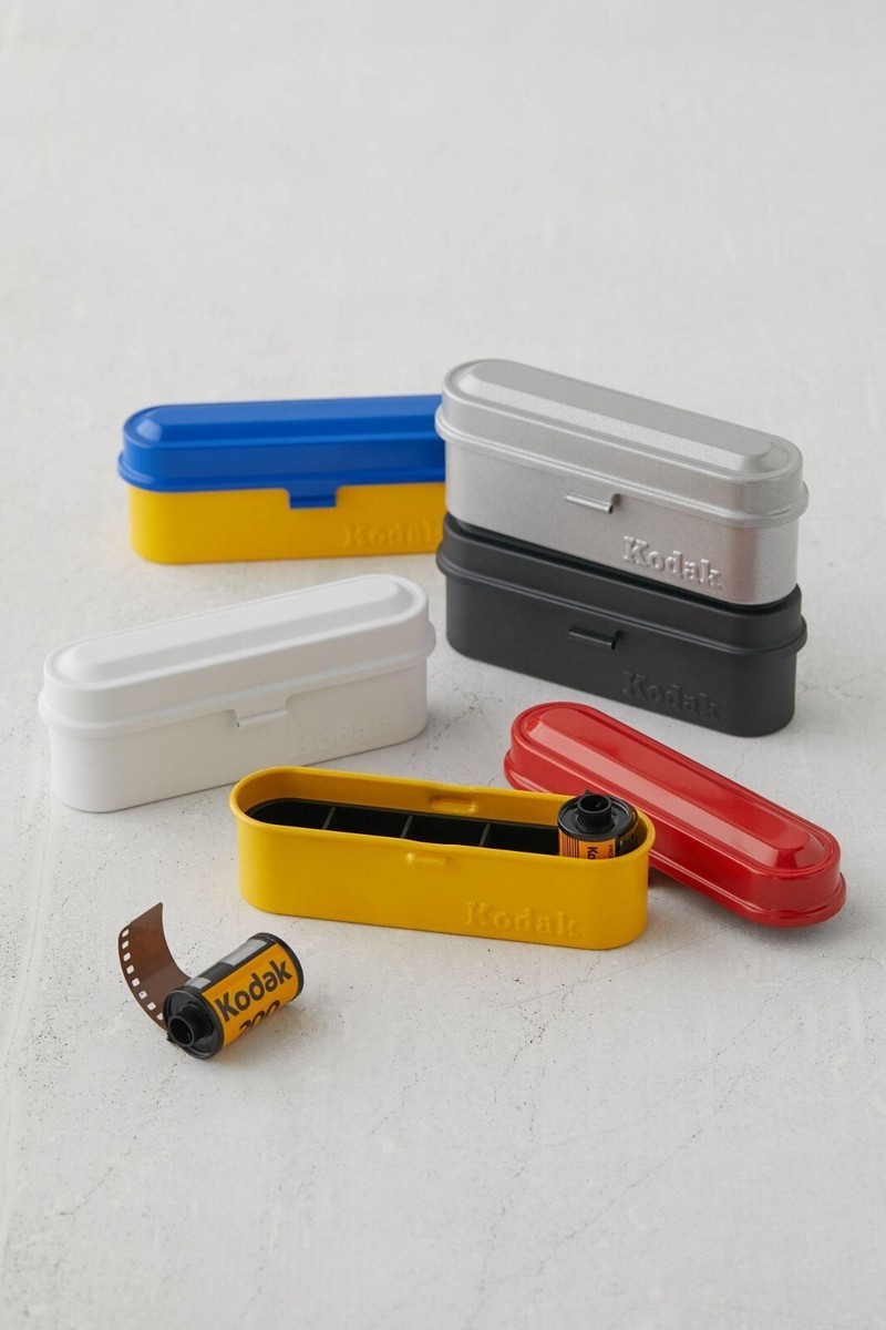 NEW - Kodak Vintage Metal Storage Box Film Case for 135 35mm 120