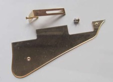 GOLD Mirror LP Guitar Pickguard Scratch Plate with Gold Bracket Fits Les Paul