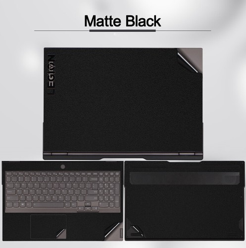 Anti Scratch Carbon Black Vinyl Skin Sticker Cover for Lenovo Legion 7 7i S7 16" - Afbeelding 10 van 20