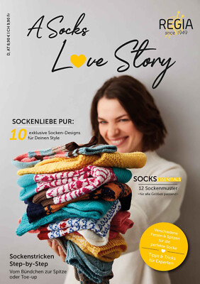 A Socks Love Story REGIA - Socken-Booklet zum 75-Jahr-Jubiläum