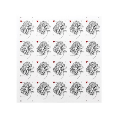 FOREVER 120 Stamps 6 Sheets Wedding VINTAGE ROSE Scott #4959 | eBay