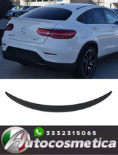 SPOILER ALETTONE  PORTABAGAGLI ABS NERO LUCIDO PER MERCEDES GLC COUPE 253  16-22
