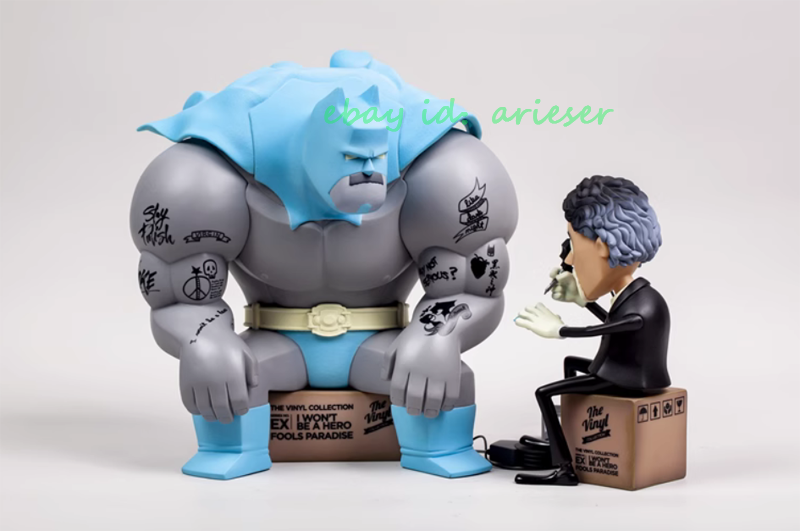 アートトイ STILLDIO  Fools paradise Q フィギュア Zcwo Fools Paradise Tattoo Batman Hero&Tim Vinyl Pvc 27cm