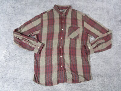 RVCA Shirt Mens Large Dress Red Plaid Long Sleeve Collared Button Up Skate Surf | eBay RVCA Shirt Mens Large Dress Red Plaid Long Sleeve Collared Button Up Skate Surf | eBay