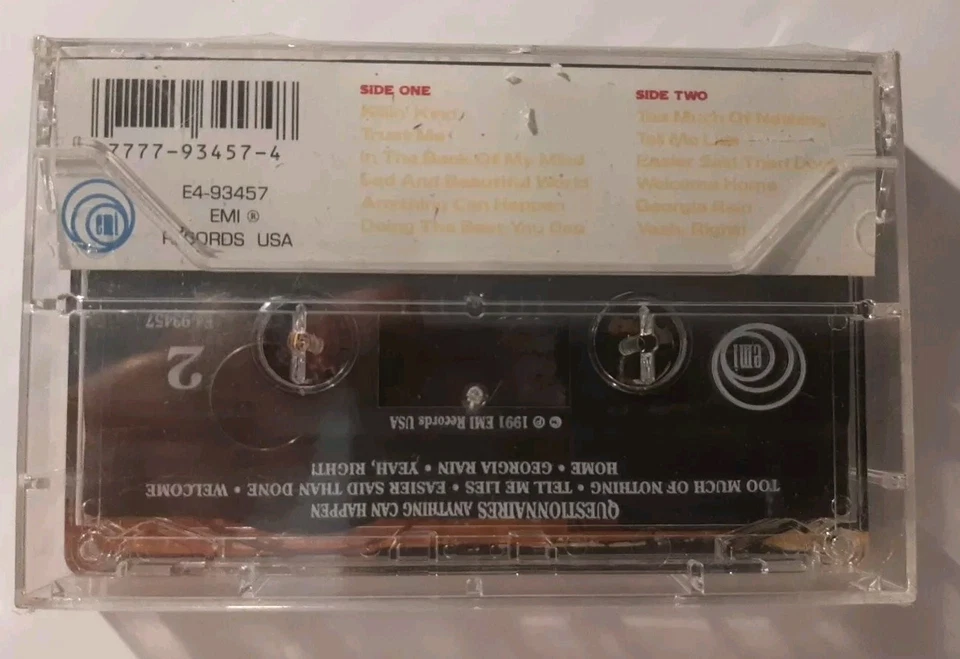 Questionnaires CASSETTE TAPE Anything Can Happen *Ryan Adams band NEW SEALED NIP - Image 3 of 4