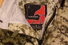 TURBINE Cargo Snowboard Ski Pants Boardwear Green Camo Boys Small - Worn Once