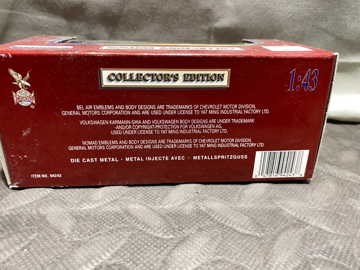 1/43 ROAD LEGENDS 1957 CHEVROLET BEL AIR NOMAD WAGON RED | eBay