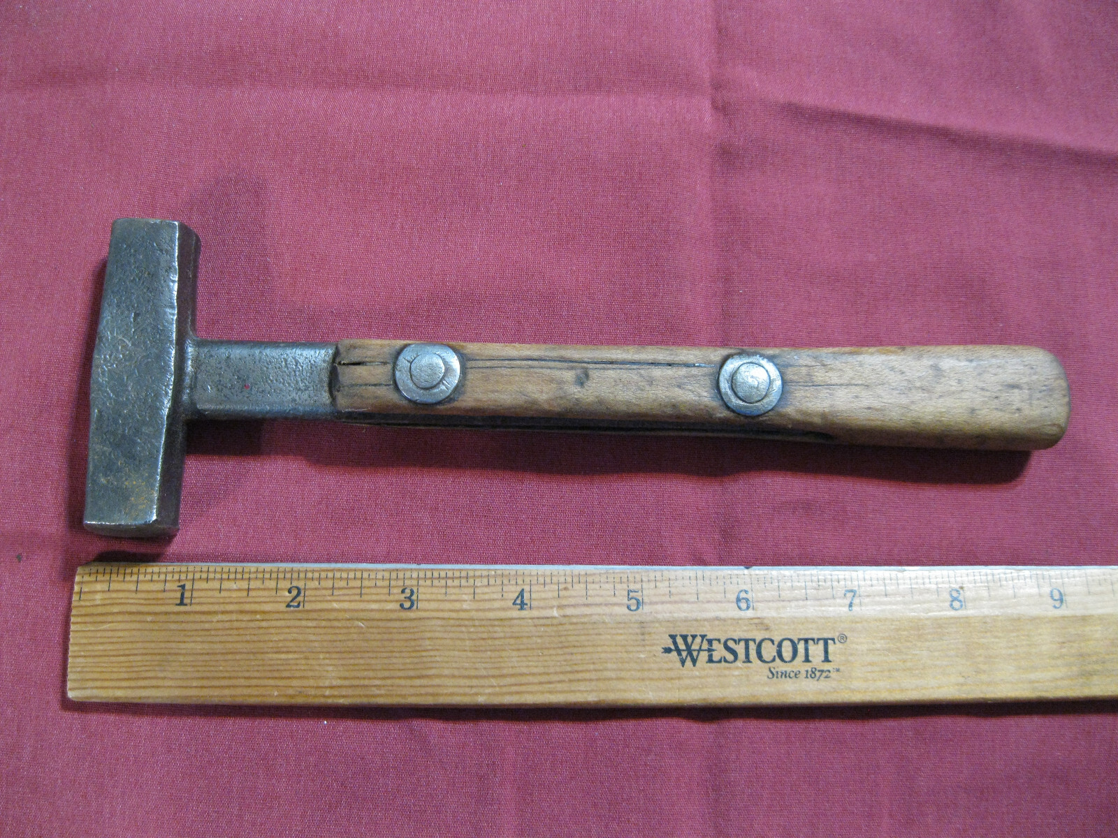ANTIQUE WOOD HANDLE HAMMER eBay