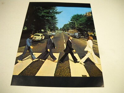 The BEATLES Original Rare 2-sided ABBEY ROAD 1969 music biz Promo