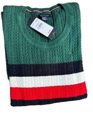 Tommy Hilfiger maglione girocollo pullover con cavo da donna - prezzo consigliato 70 $ - Foto 3 di 8