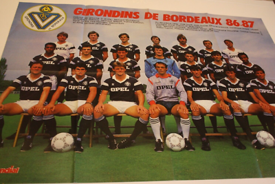 CLIPPING POSTER FOOTBALL 1986-1987 TOULOUSE FC TFC Téfécé STADIUM