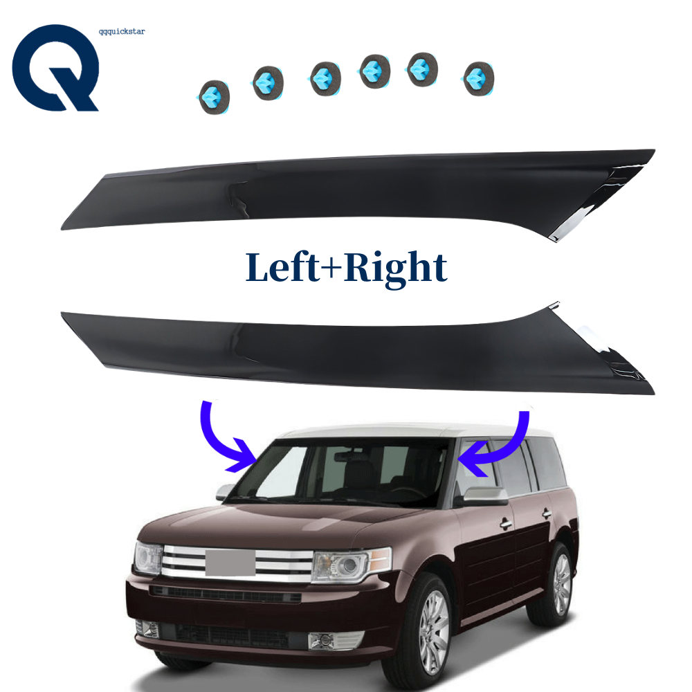 Moldura Para Parabrisas Lateral Derecho Del Pasajero Y Pilar Exterior Compatible Con Modelos Ford Flex 2009-2019