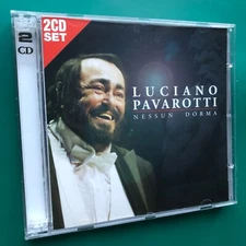 Pavarotti NESSUN DORMA Classical Opera 2x CD Ave Maria Malia O Sole Mio Serenata